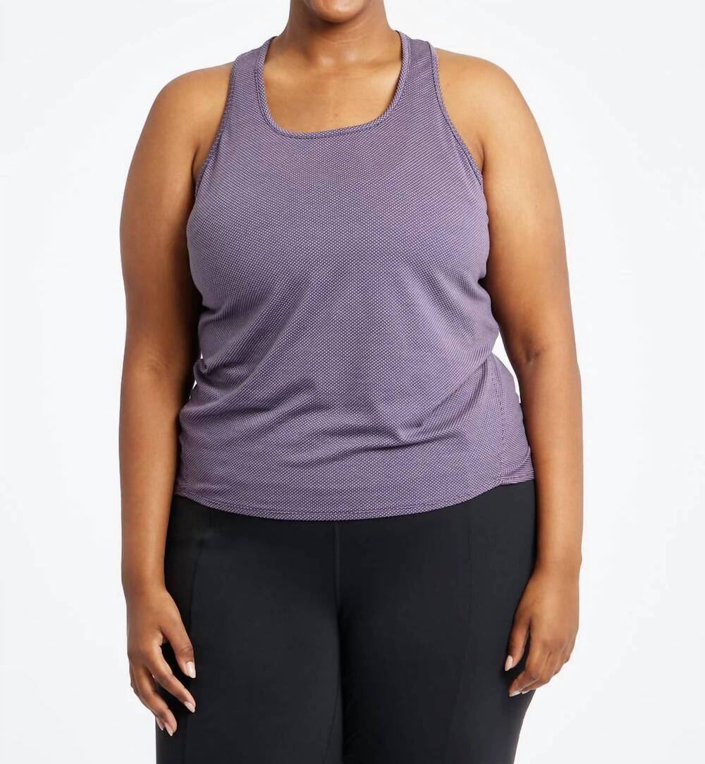 NEW OISELLE flyout racerback tank in twilight